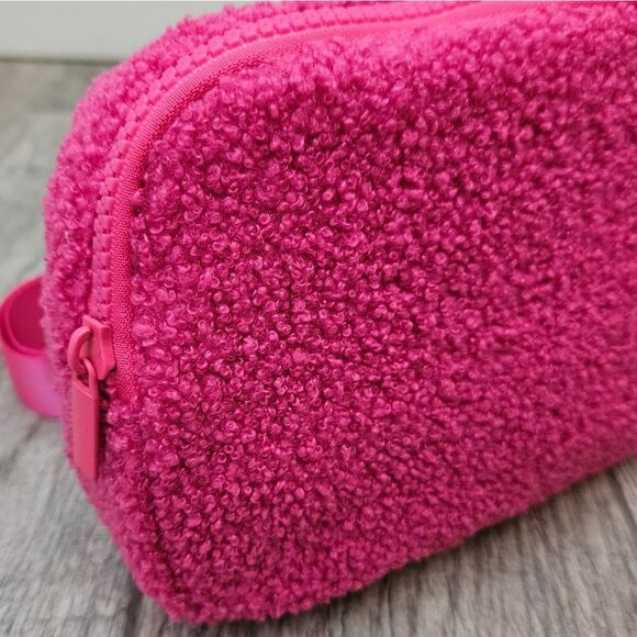 Pink Lily Barbie Pink Faux Fur Belt Bag - Picture 10 of 15